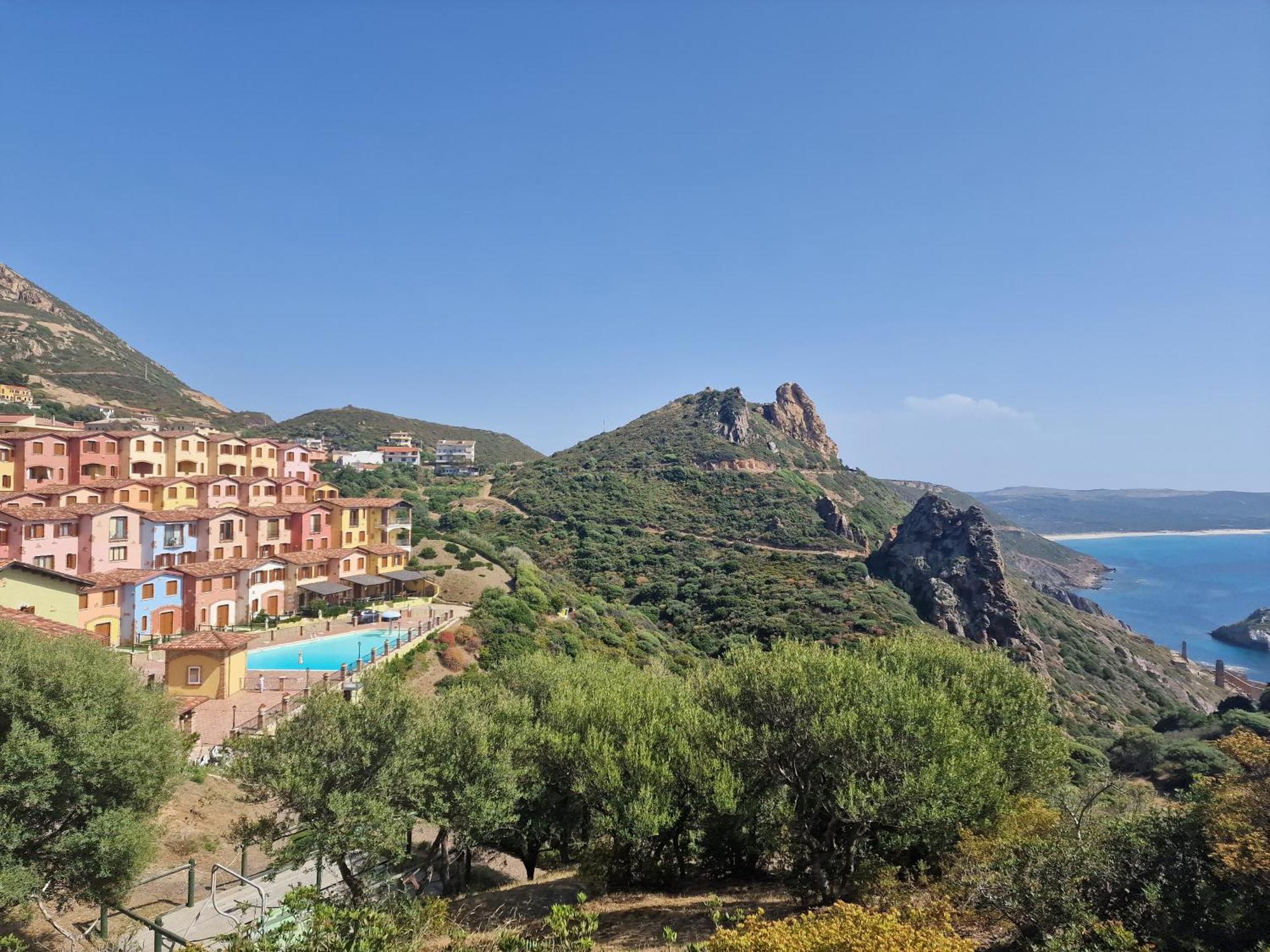 Villa La Perla E Le Conchiglie Tanca Piras Vista Mare Nebida Esterno foto